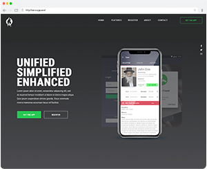 UI/UX design example