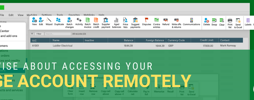 Get Wise About Accessing Your Sage Account Remotely